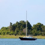 Sailboat in Morehead City North Carolina